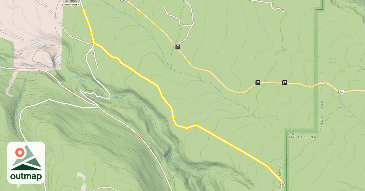 Map of Thousand Springs Road