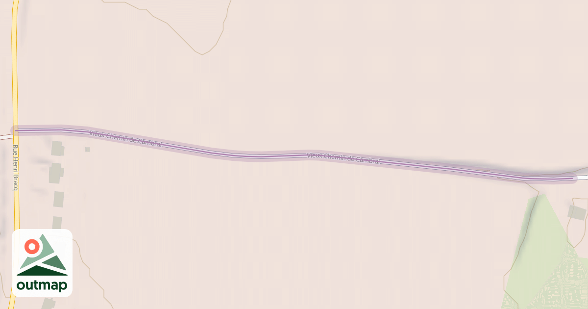 Map of Vieux Chemin de Cambrai