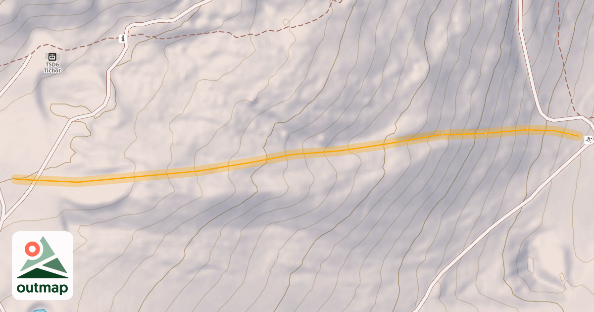 Map of Anciens téléskis de Grande Balme
