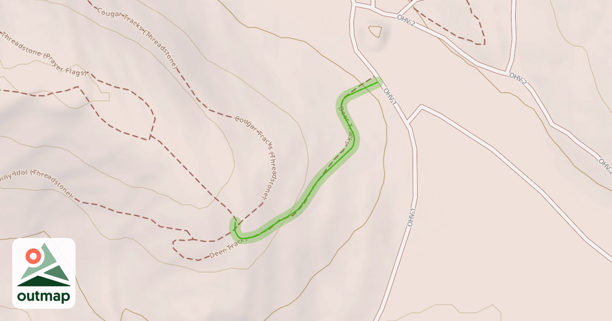 Map of Deer Tracks