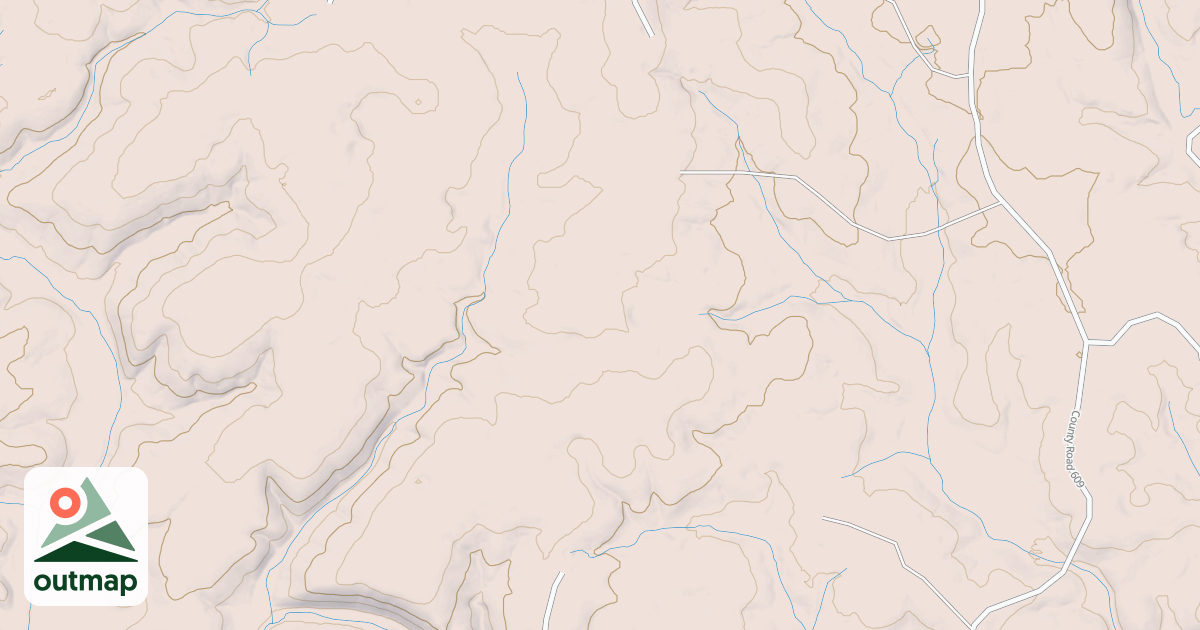 Map of COUNTY ROAD SPUR