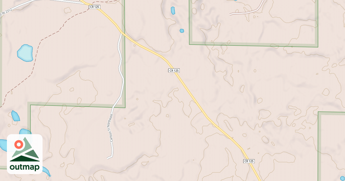Map of Chippewa "C" Gia Snomobile Tra