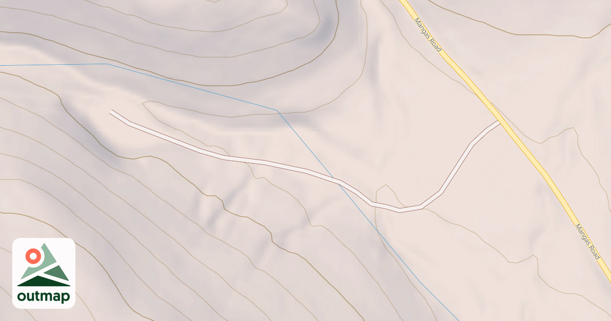 Map of 4013 S