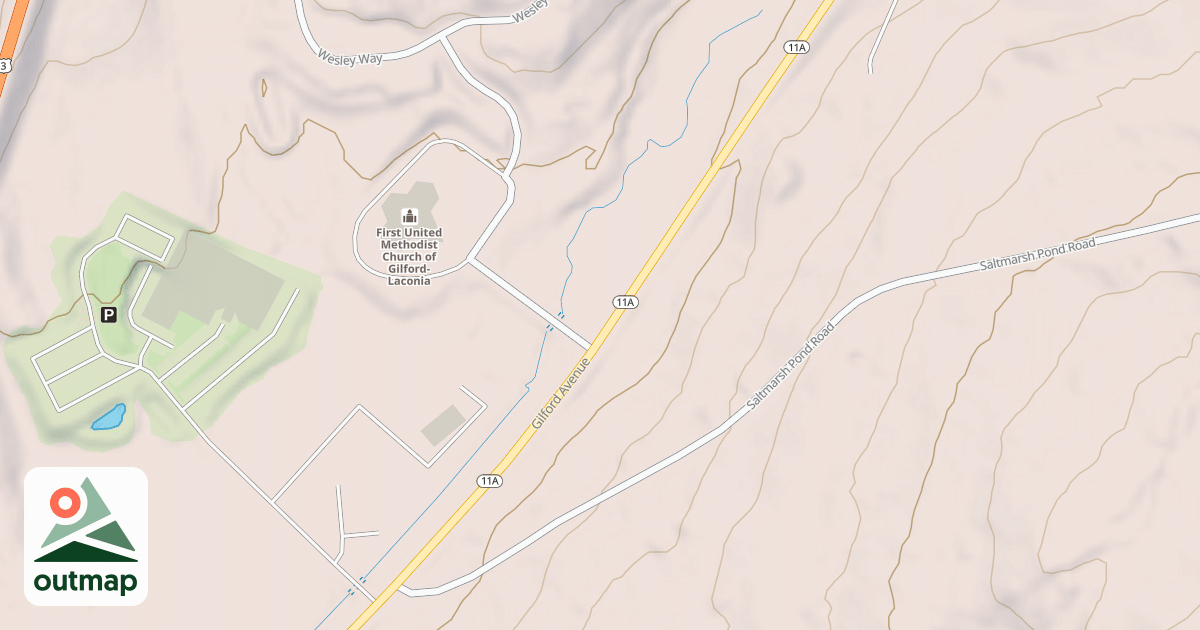 Map of Gilford Ave