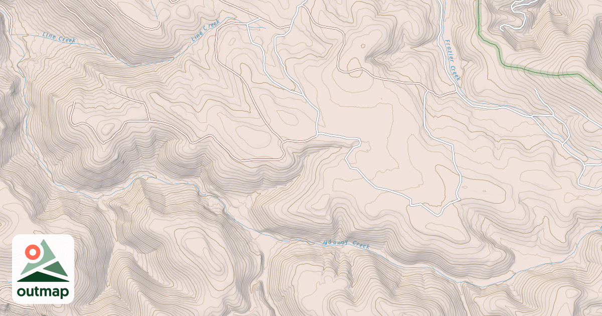 Map of Hidaway Meadows