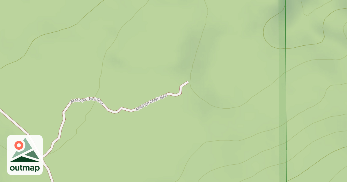 Map of ANTELOPE CK SPUR (OHV)
