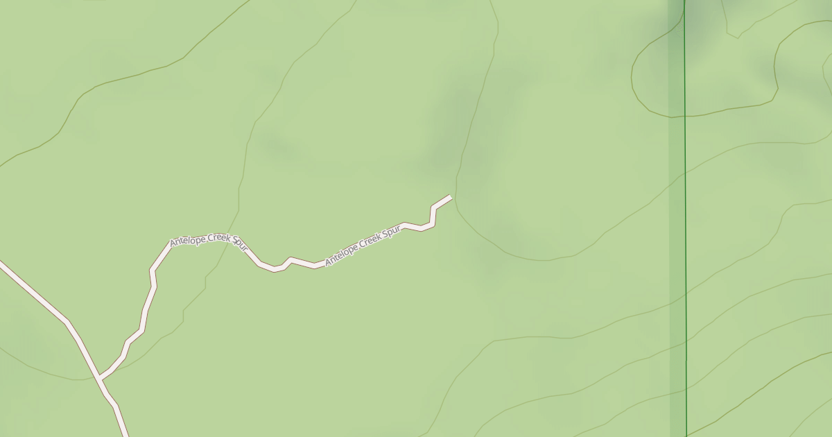 Map preview of ANTELOPE CK SPUR (OHV)