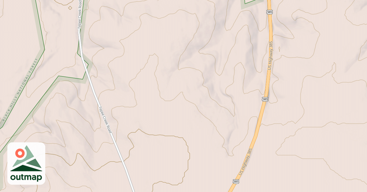 Map of ARCHERY BRANCH 1A