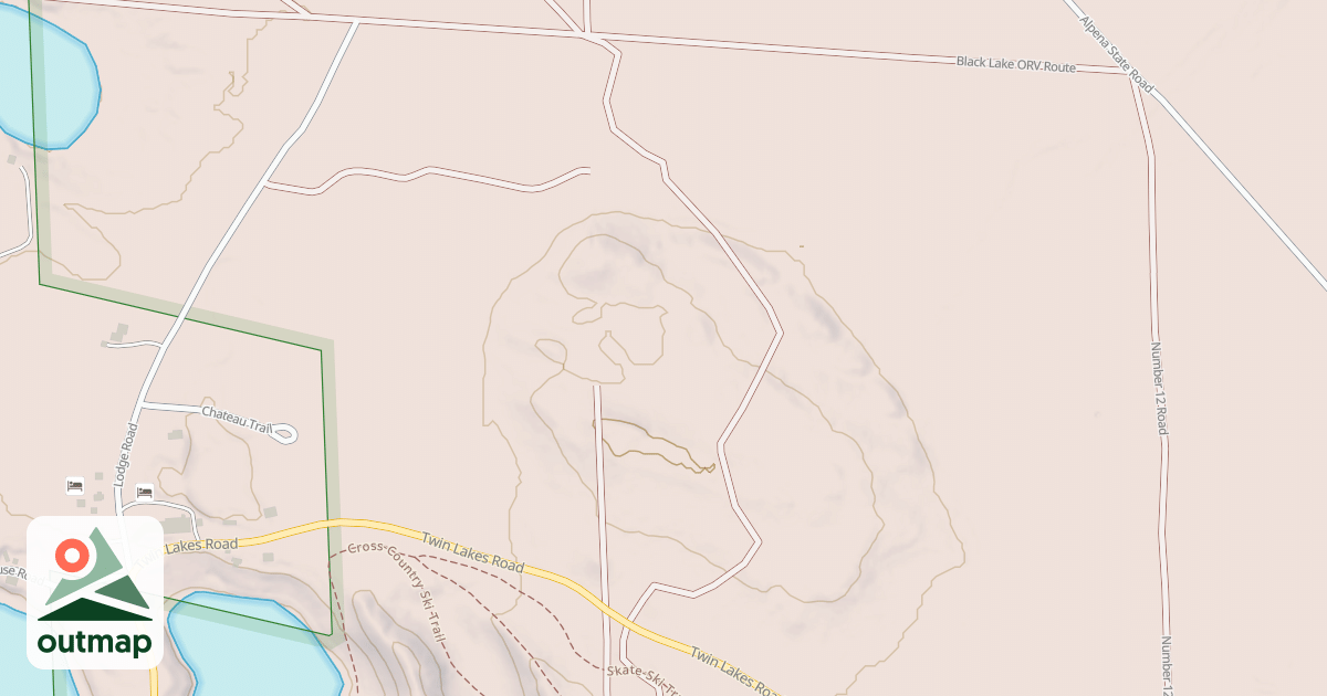 Map of Black Lake Trail