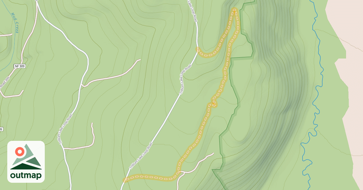 Map of Lost Man Trail