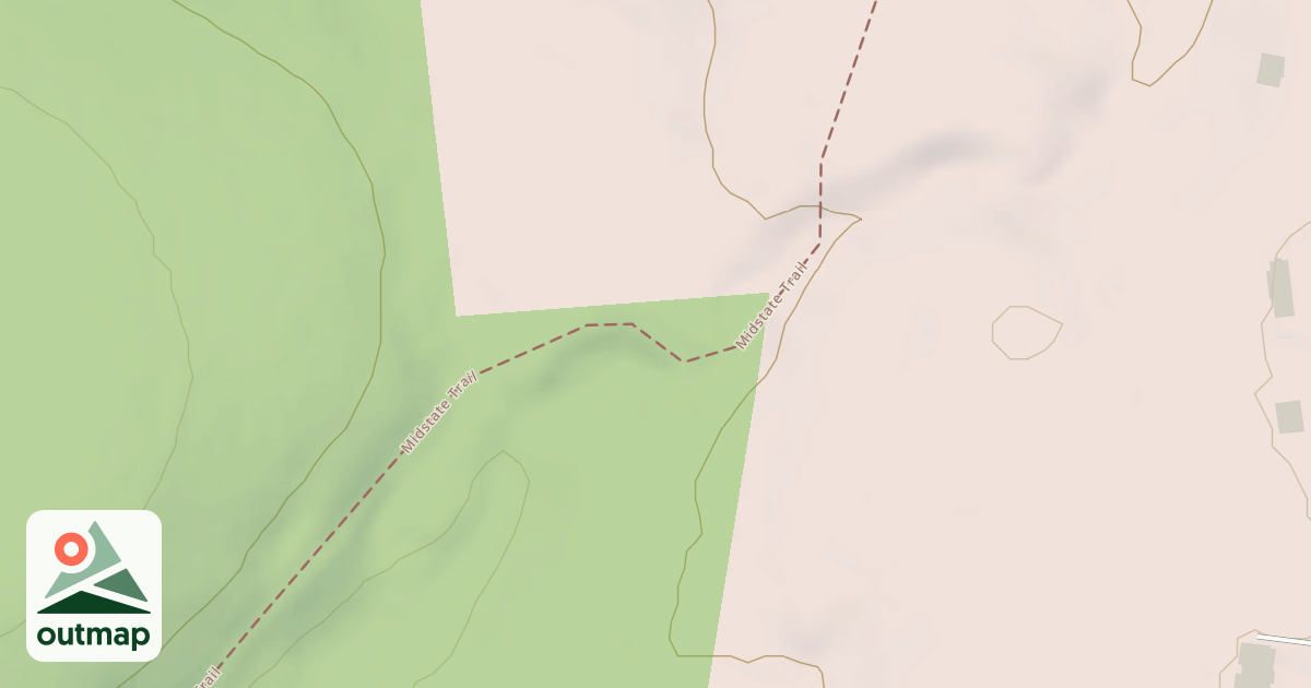 Map of Midstate Trail