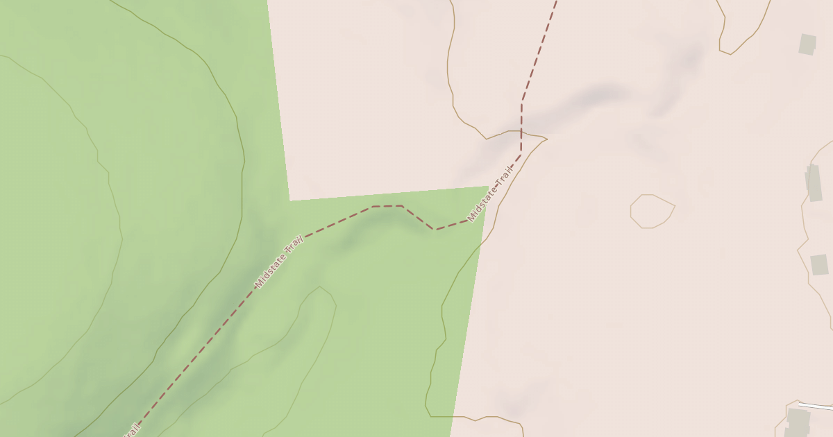 Map preview of Midstate Trail