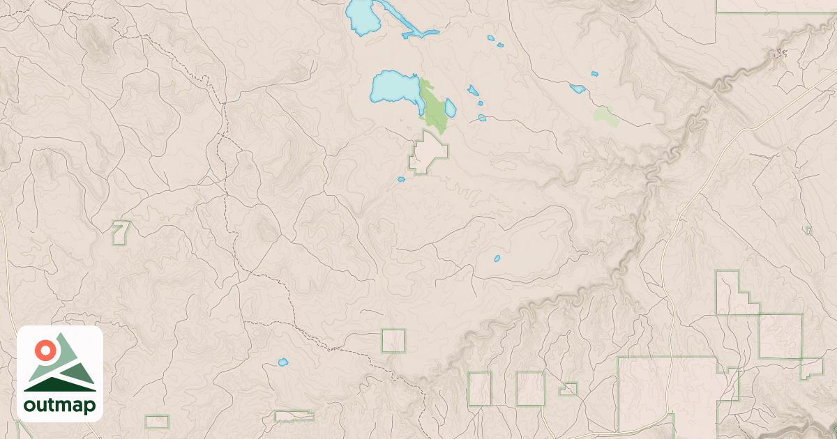Map of ANDERSON MESA