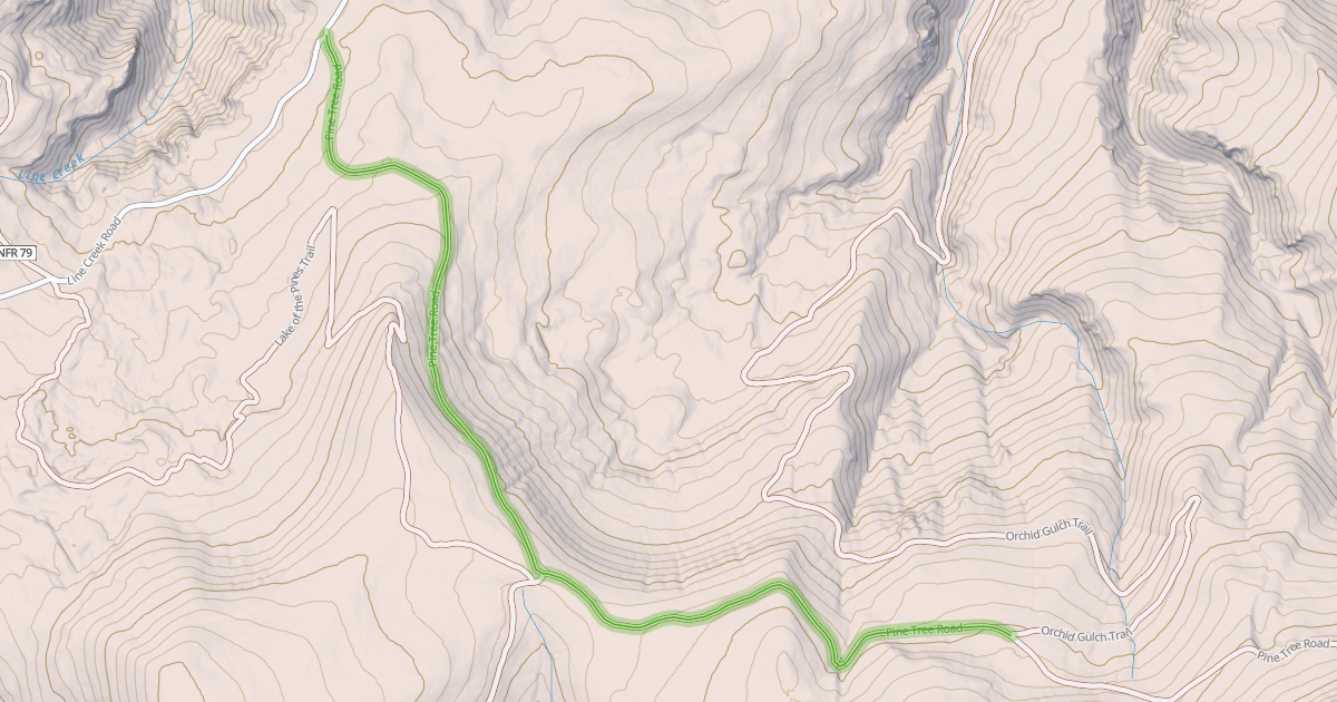 Map preview of Pine Tree Road
