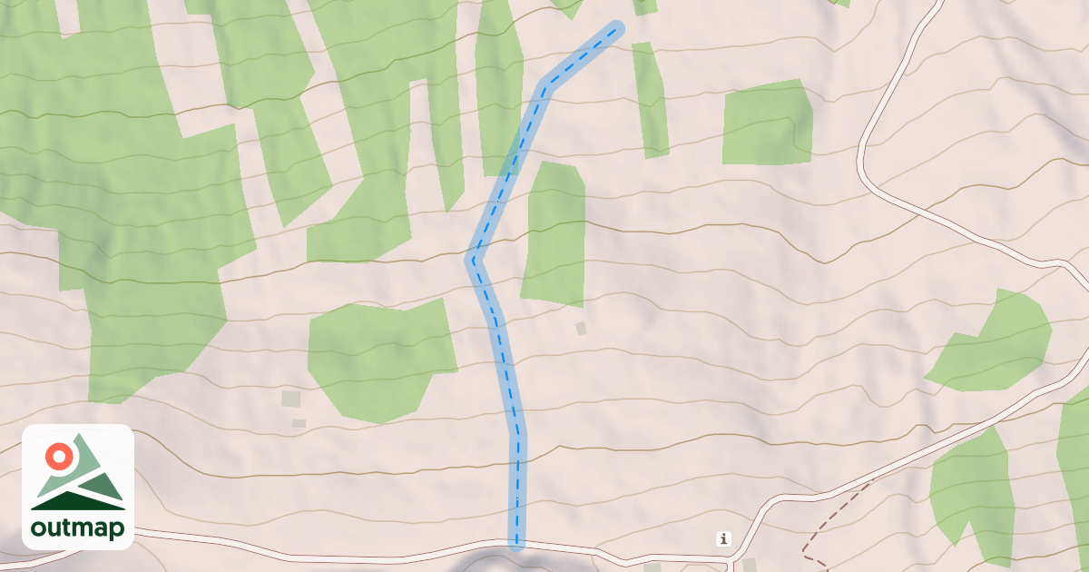 Map of (abandonné) piste 98