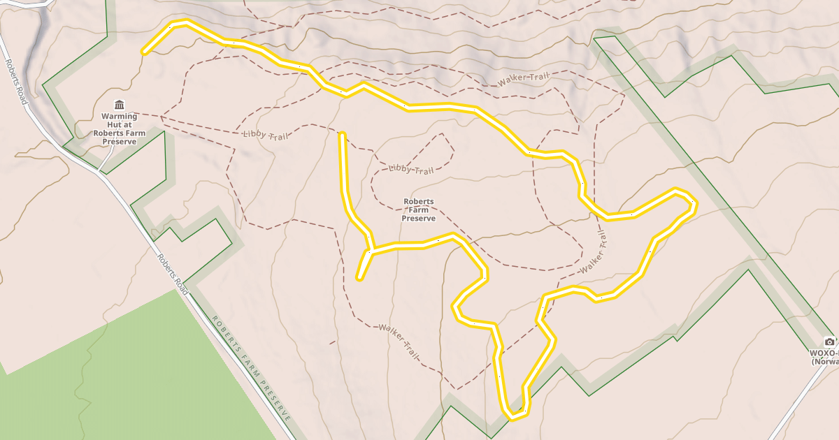 Map preview of Roberts Farm Trail