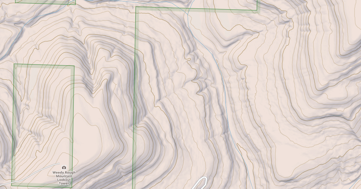 Map preview of USFS National Forest System Roads {2C4769BD-AE1C-4C70-B5CB-B3419281645E}