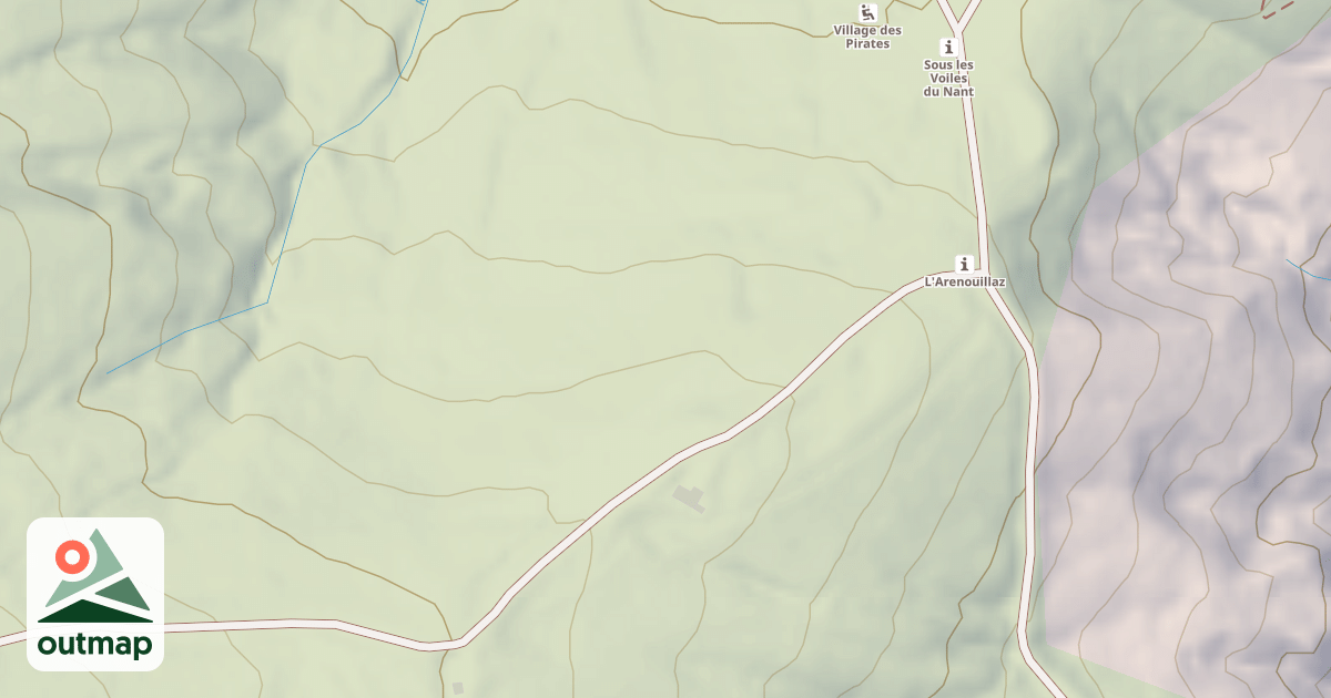 Map of Snow Park des Pirates