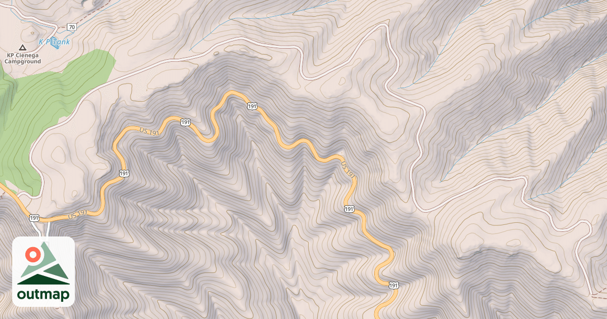 Map of BLUE LOOKOUT