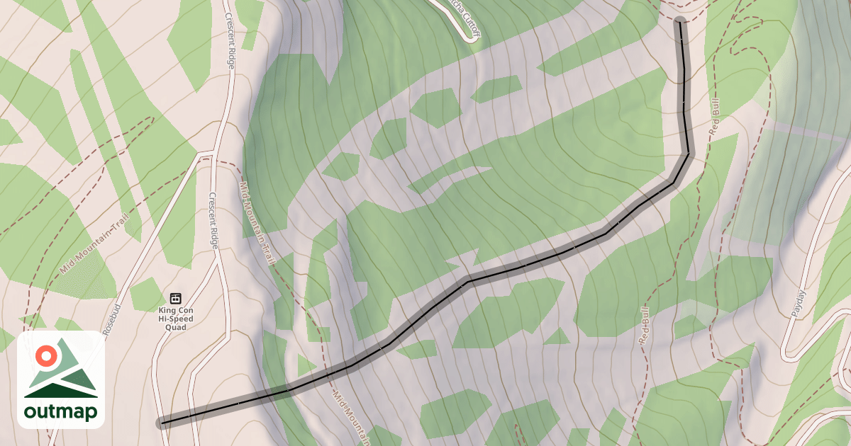 Map of Willy's Run