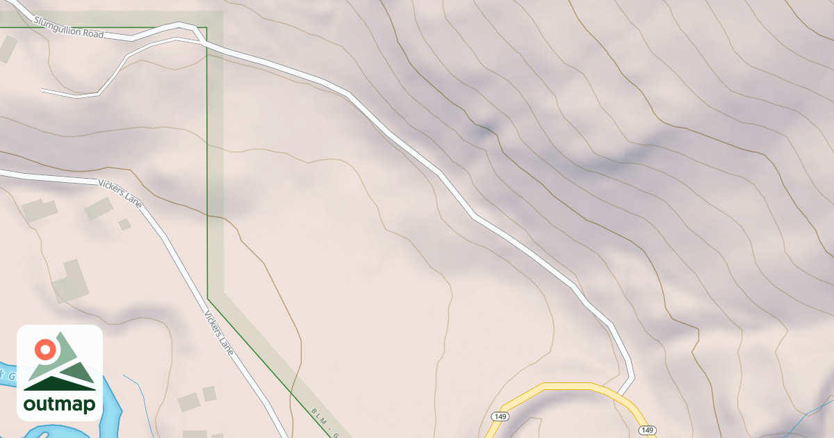 Map of BLM National GTLF Public Motorized Roads 2dc4168e-30dd-48f7-a283-33ce4d9e19a9