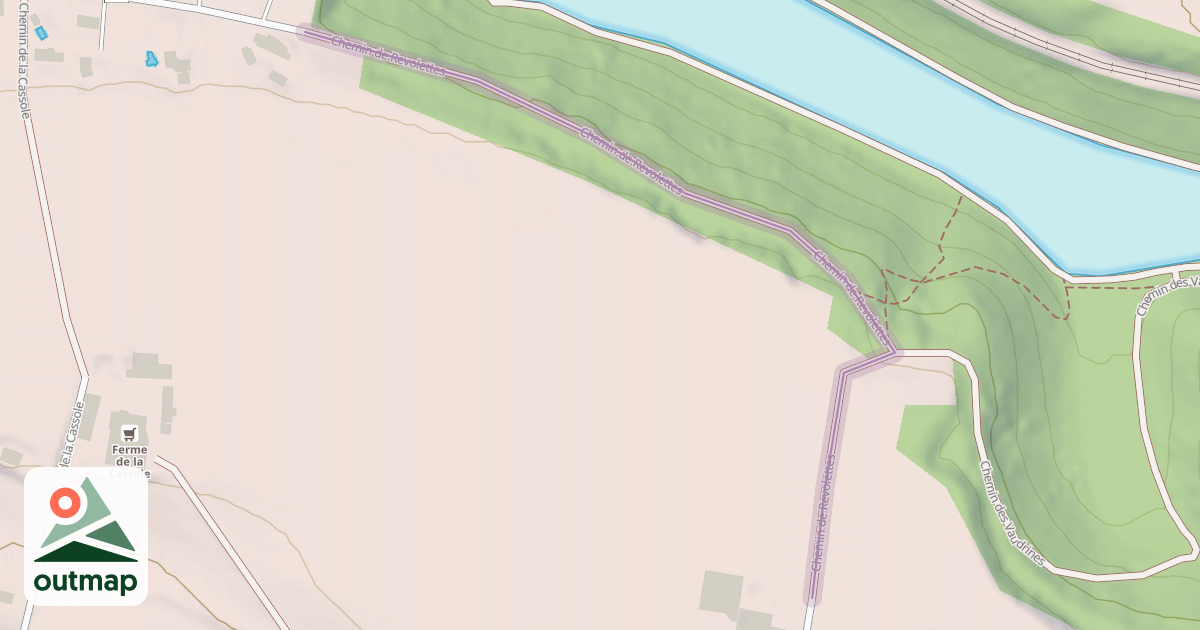 Map of Chemin de Revolettes
