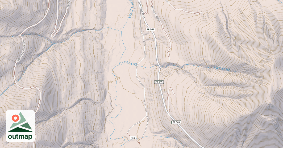Map of GRANITE CREEK