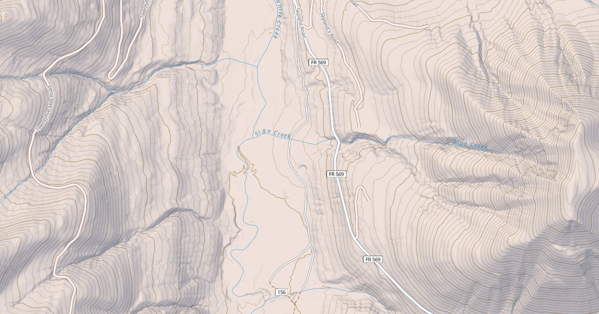 Map preview of GRANITE CREEK