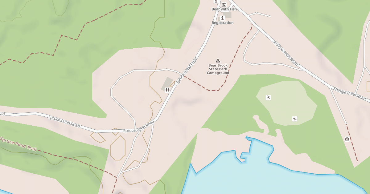Map preview of snowmachine trail