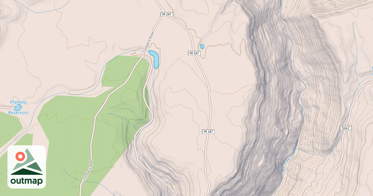 Map of EAST LAKE