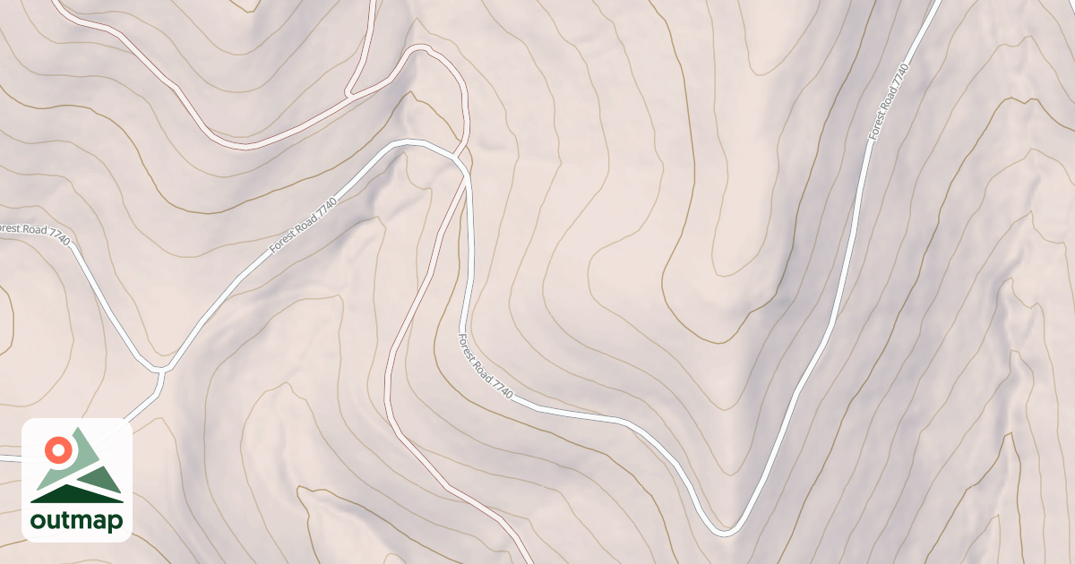 Map of USFS National Forest System Roads {42549465-91D4-4C07-B3BE-9C9EC354D51B}
