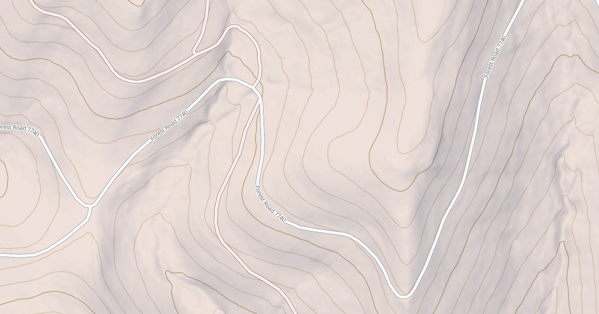 Map preview of USFS National Forest System Roads {42549465-91D4-4C07-B3BE-9C9EC354D51B}