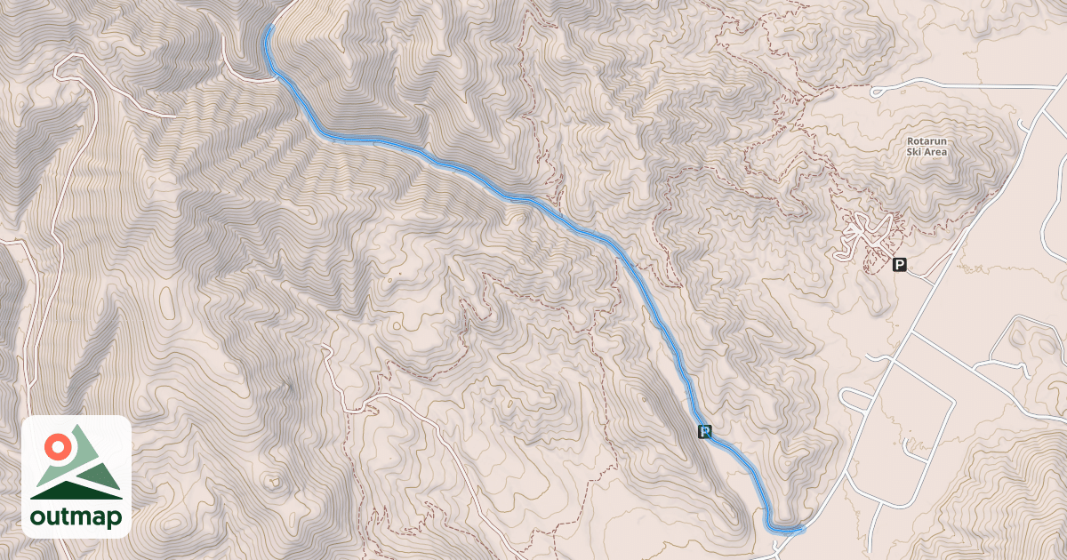 Map of Bullion Gulch Road