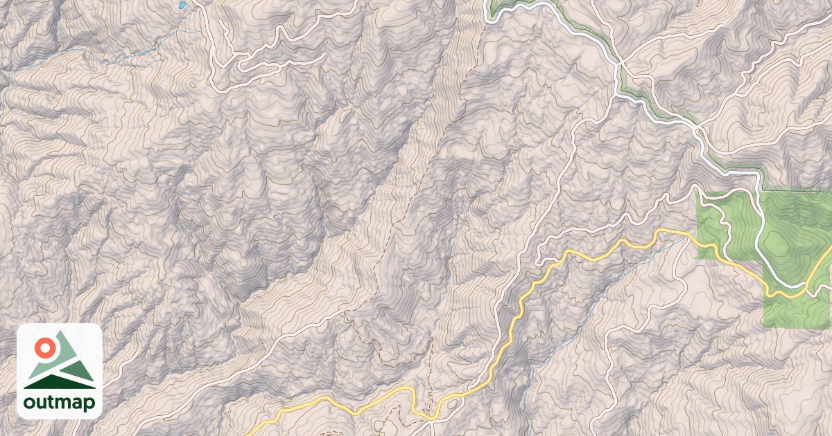 Map of BROWNS GULCH