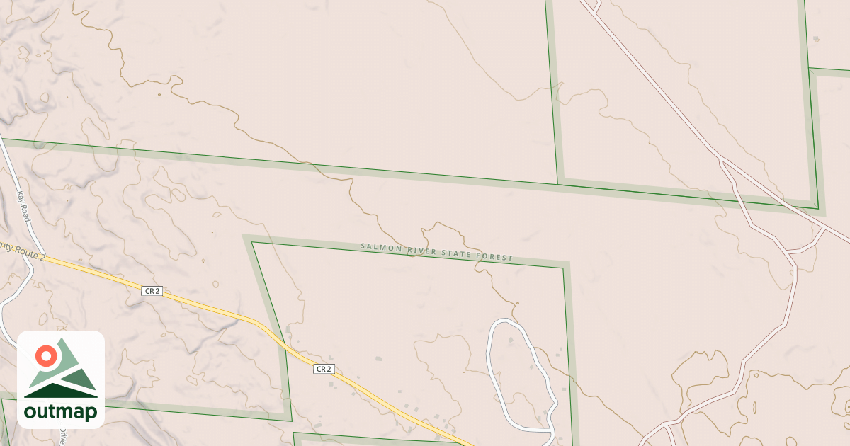 Map of Snowmobile Trail