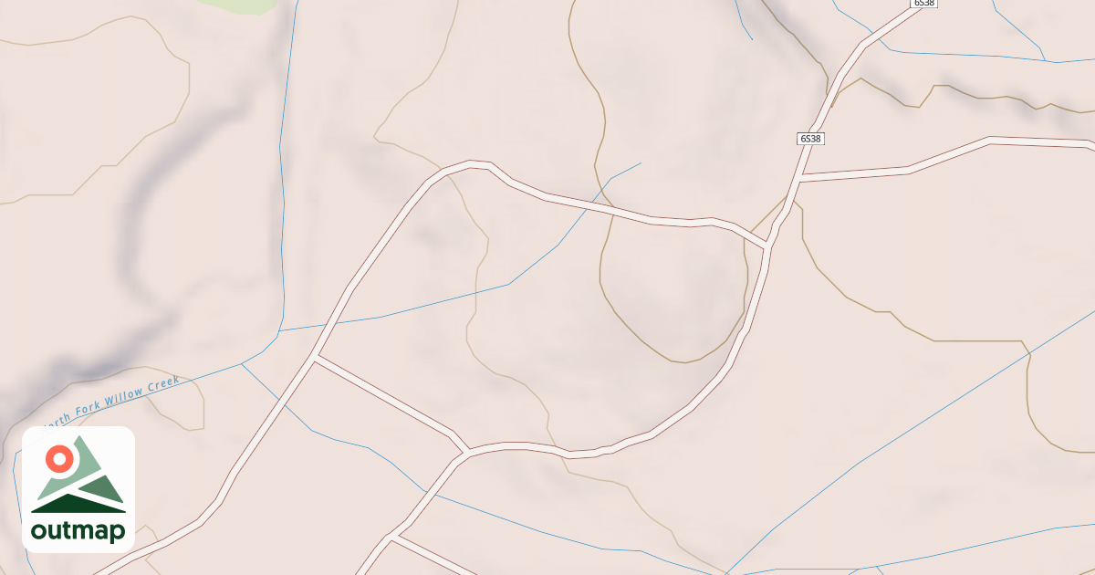 Map of BONEYARD MDW. SPUR A