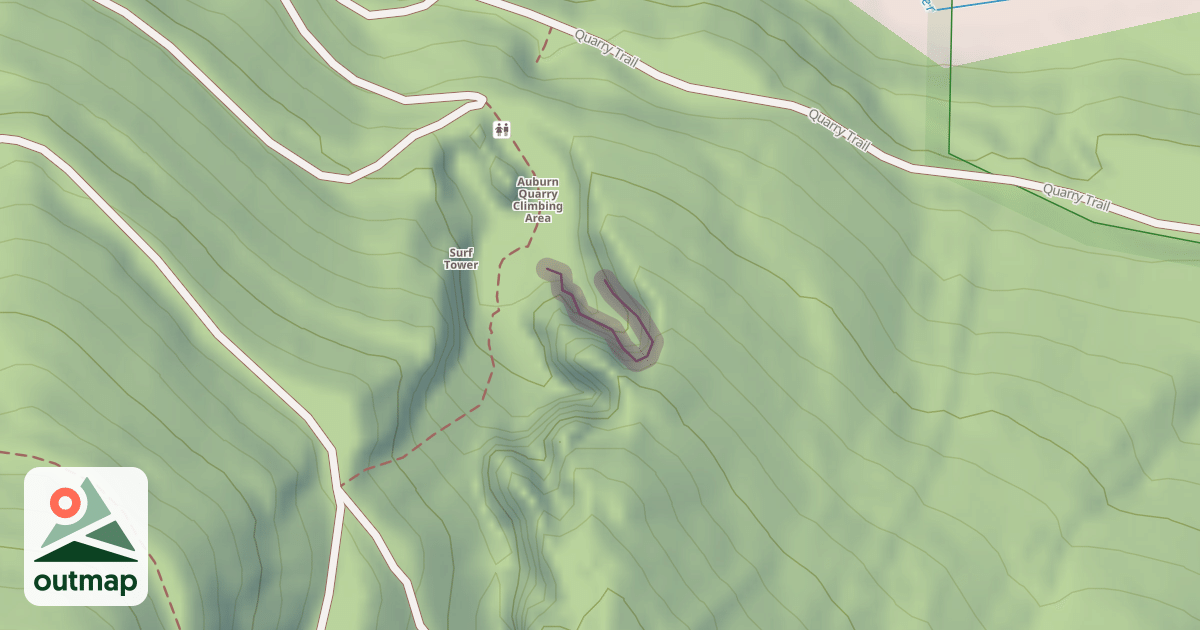Map of Horseshoe Canyon