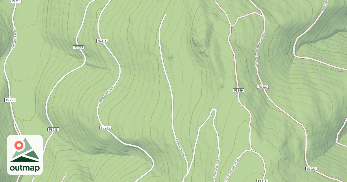Map of FIREWOOD STUB