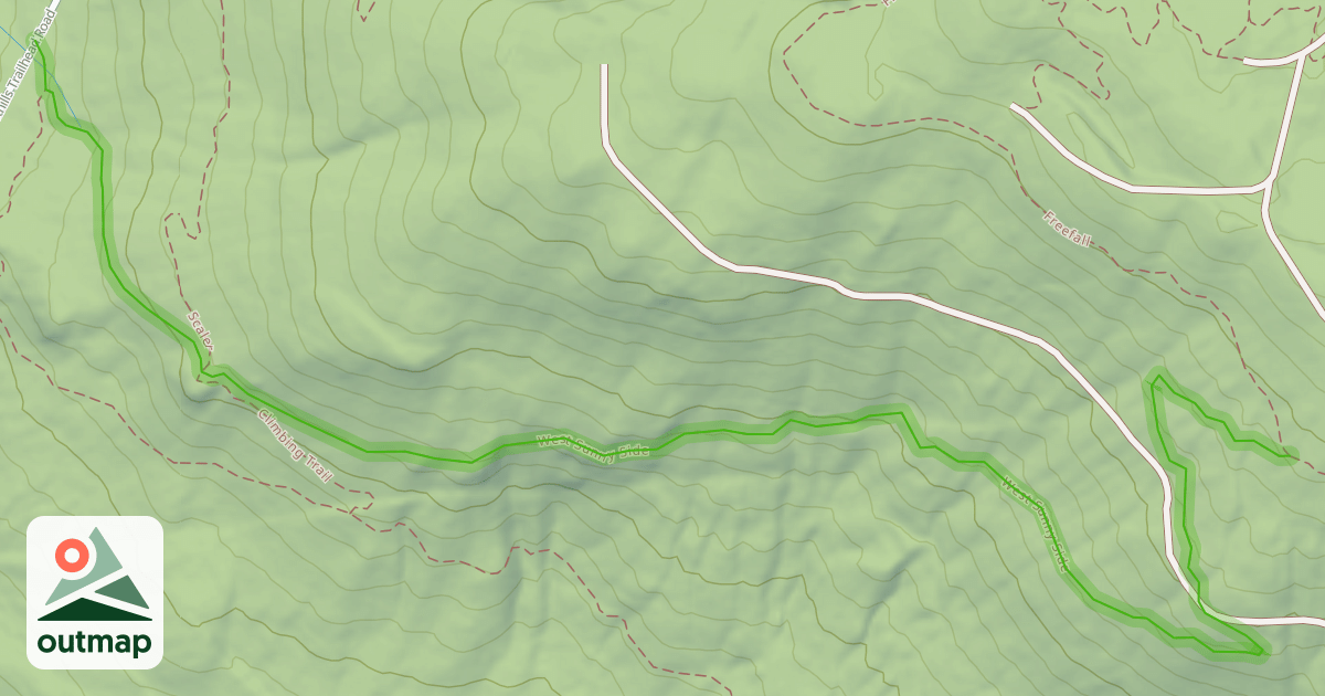 Map of West Sunny Side