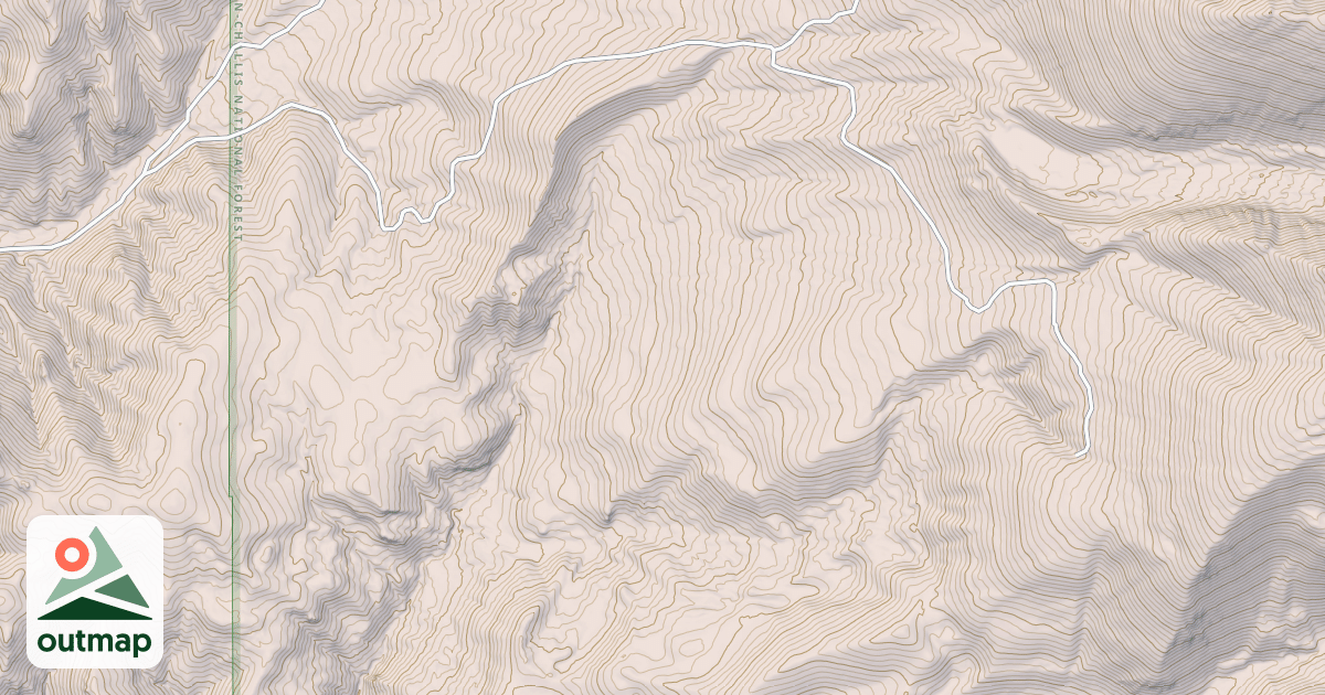 Map of ALLISON CR.-N.FK.COW CREEK