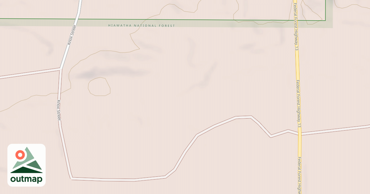 Map of SCAFFOLD HILL SPUR A
