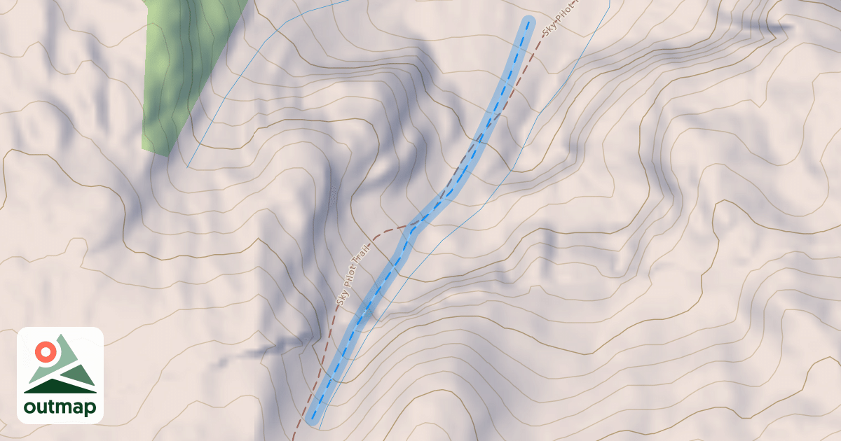 Map of Stadium Gully