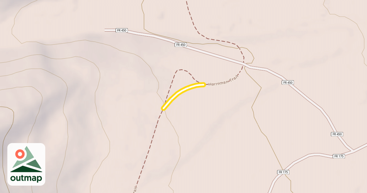 Map of Harriman Trail