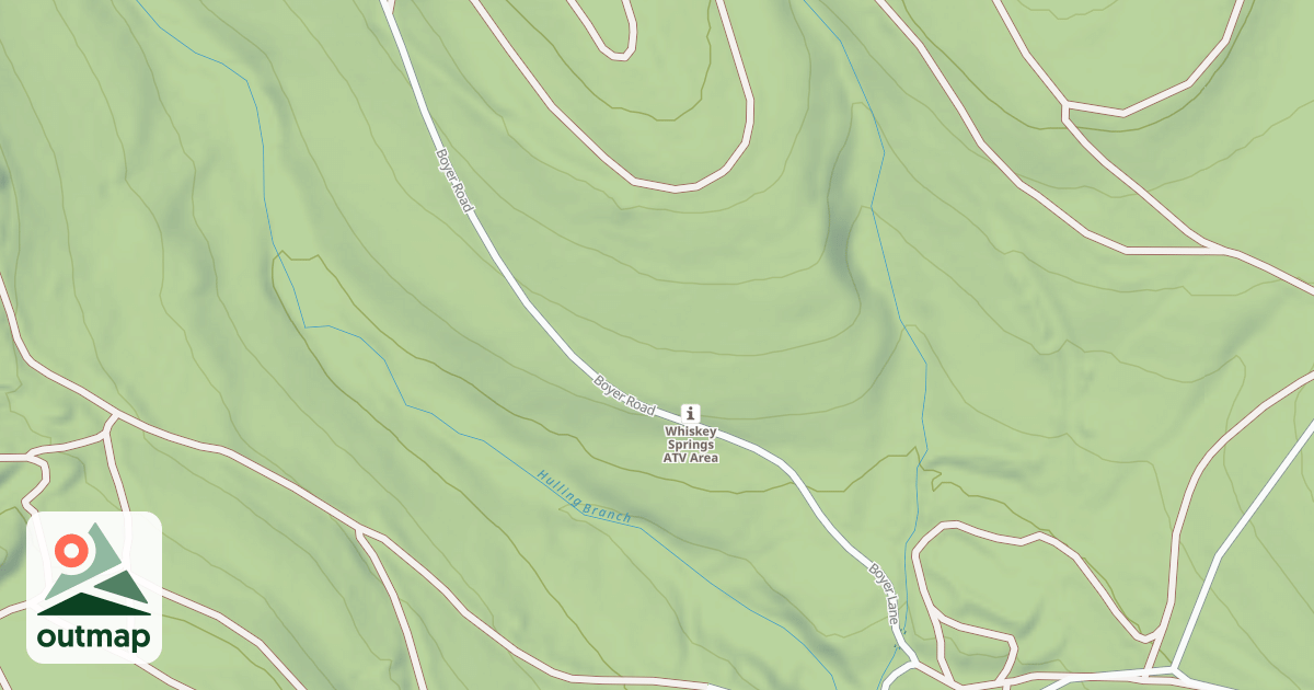 Map of Whiskey Springs Trails