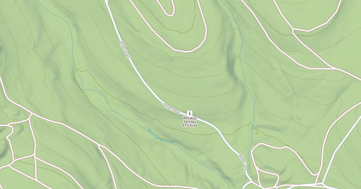 Map preview of Whiskey Springs Trails