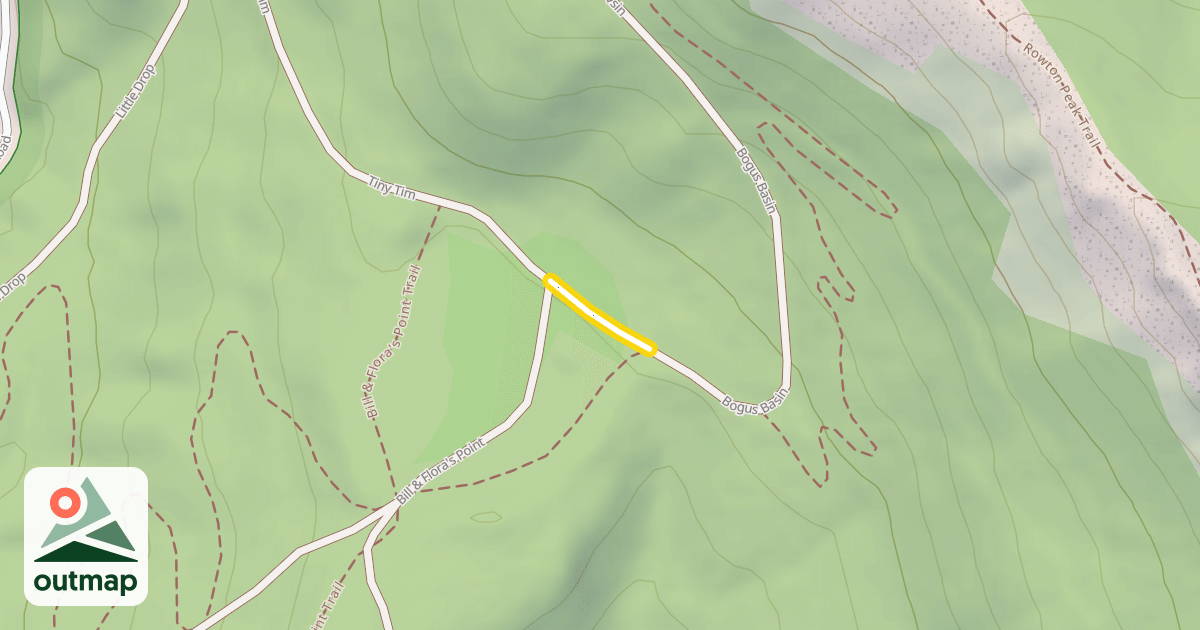 Map of Bogus Basin