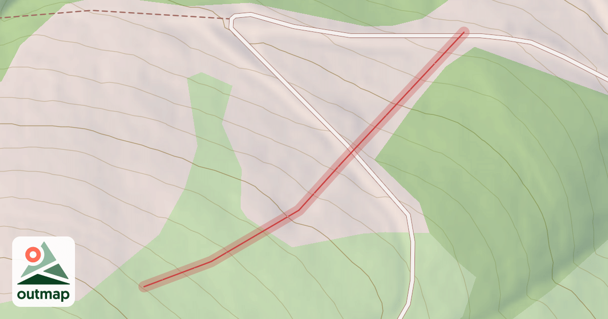 Map of La blanche