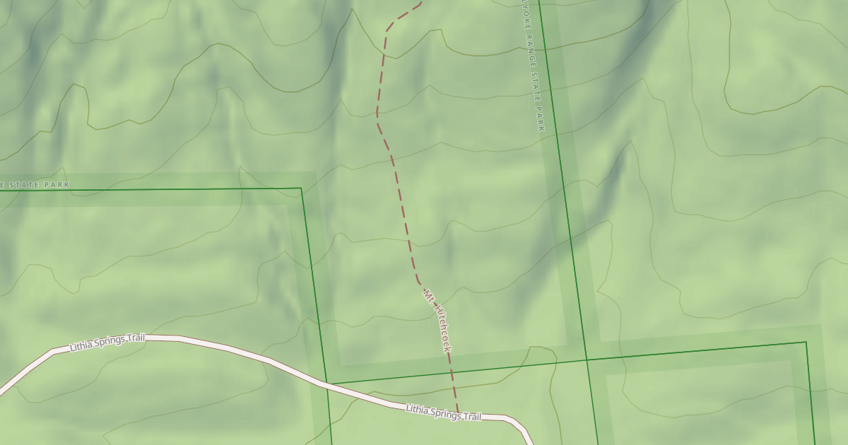 Map preview of Mt. Hitchcock Trail