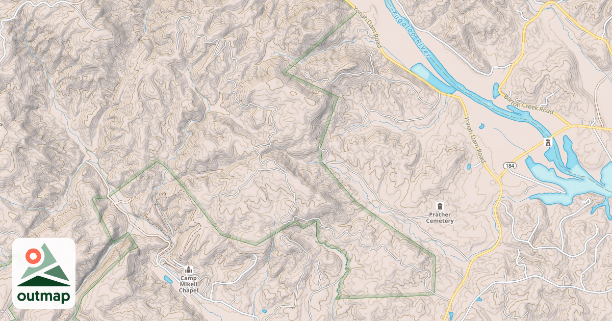 Map of LEE MOUNTAIN