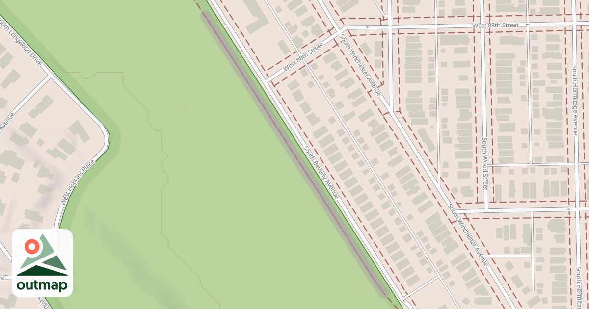 Map of Major Taylor Trail